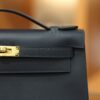Kelly Pochette Swift Bleu Nuit GHW