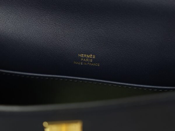 Kelly Pochette Swift Bleu Nuit GHW