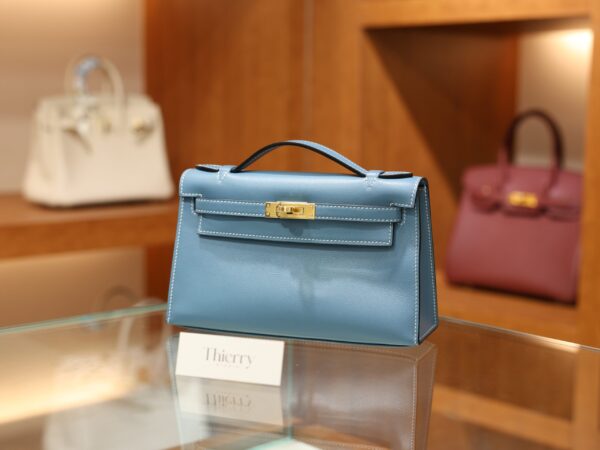 켈리 포쉐트 스위프트 블루진 금장 001_139A3105 Kelly Pochette Swift Bleu Jean GHW