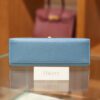 Kelly Pochette Swift Bleu Jean GHW