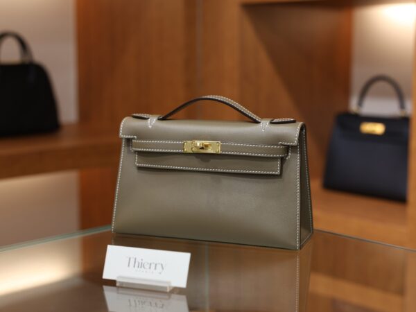 켈리 포쉐트 스위프트 에토프 금장 001_139A8920 Kelly Pochette Swift Etoupe GHW