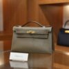 Kelly Pochette Swift Etoupe GHW