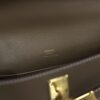 Kelly Pochette Swift Etoupe GHW