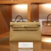 Kelly Pochette Swift Chai GHW