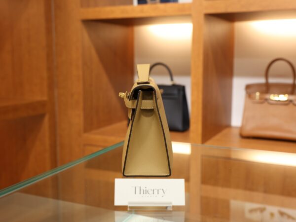Kelly Pochette Swift Chai GHW