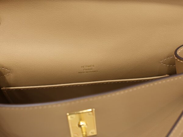 Kelly Pochette Swift Chai GHW