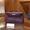 Kelly Pochette Swift Cassis PHW