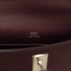 Kelly Pochette Swift Cassis PHW