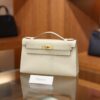 Kelly Pochette Epsom Craie GHW
