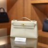 Kelly Pochette Epsom Craie GHW