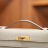 Kelly Pochette Epsom Craie GHW