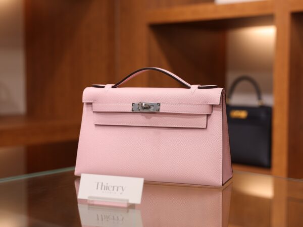Kelly Pochette Epsom Rose Sakura PHW