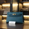 Kelly Pochette Epsom Vert Bosphore GHW