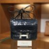 Constance 18 Shiny Alligator Bleu Tempete PHW