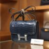Constance 18 Shiny Alligator Bleu Tempete PHW